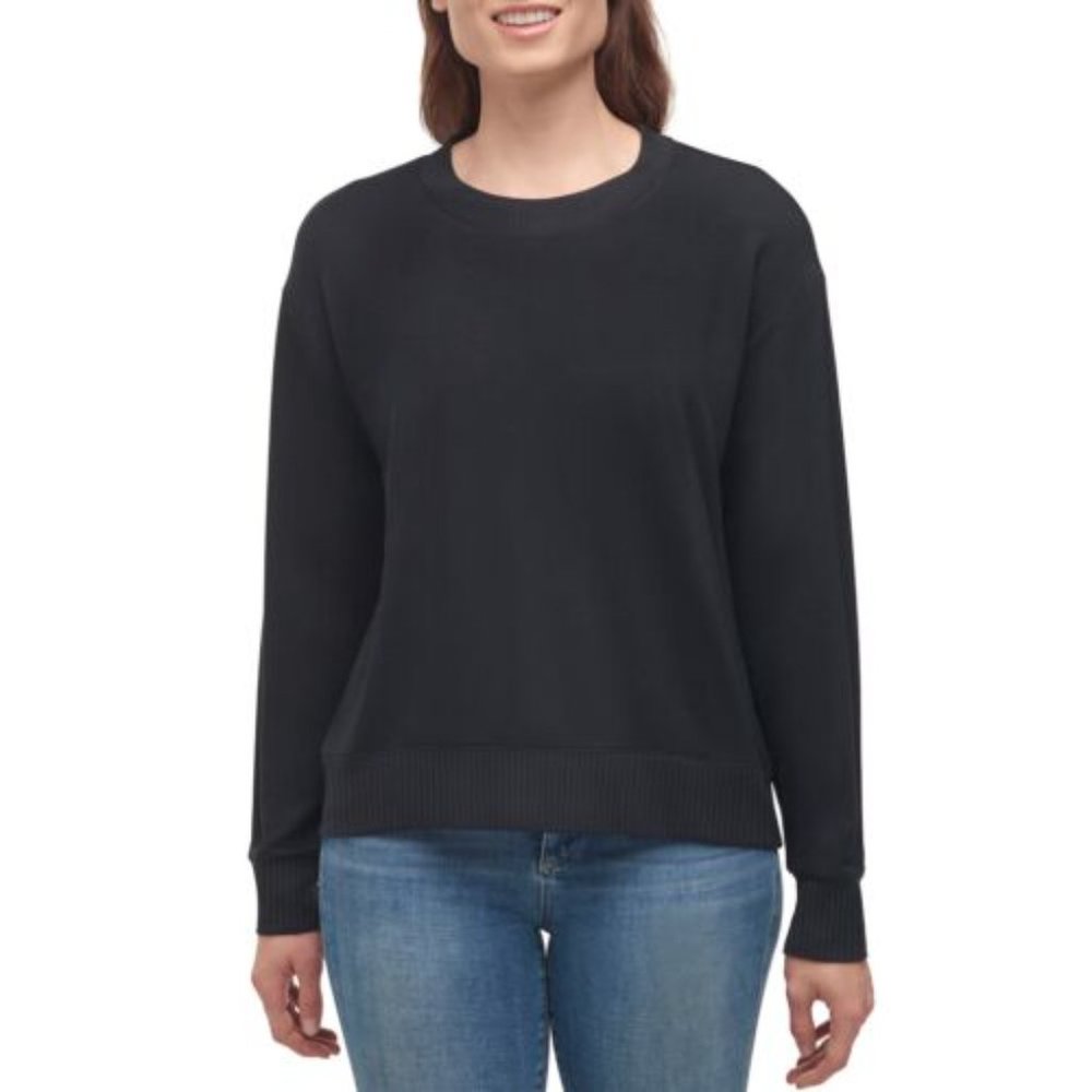 Splendid women crewneck sweater in black